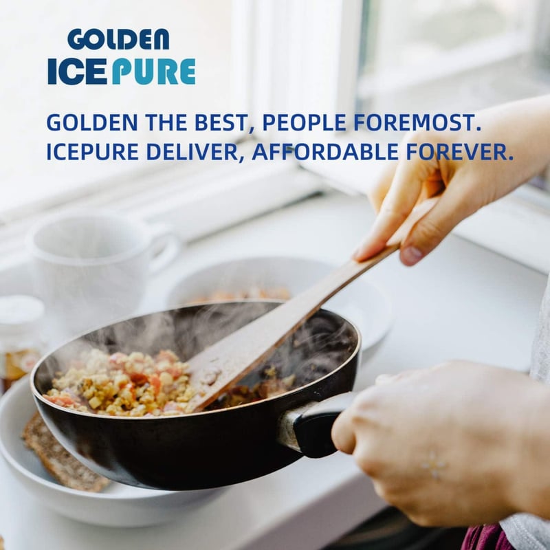 GOLDEN ICEPURE Aktivált szénszűrő Siemens LZ53251, Bosch DHZ5325, Neff Z5101X1 2db