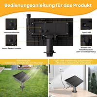 ZOTOYI Napelemes LED Fényfüzér 30m - 50+2 G40 Izzóval, IP65 Vízálló, 4 Világítási Móddal, Kert, Terasz, Esküvő Dekorációhoz, Meleg Fehér 7