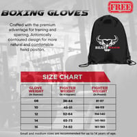 BEAST RAGE Bokszkesztyű 10 oz - Fekete Műbőr Edzőkesztyű MMA, Muay Thai, Kickbox Edzéshez - Unisex Sparring Kesztyű Extra Csuklóvédelemmel 7