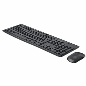 Logitech MK295 Silent bežični set tipkovnice i miša, španjolski QWERTY raspored — bez USB prijamnika (stanje: vidi 2. sliku)