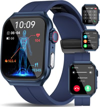 Marsyu 2024 EKG-s okosóra telefonálással, vérnyomásméréssel, kék 1