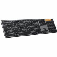Tastatură wireless Bluetooth OMOTON cu iluminare de fundal, reîncărcabilă, ergonomică — fără cablu USB (stare: vezi a 2-a imagine) 1