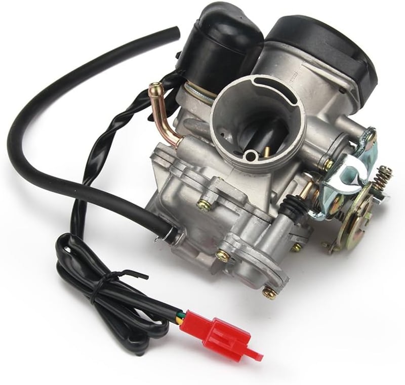 JFG RACING 26mm CVK26 Karburátor - Keihin Helyettesítő GY6 150cc 200cc 250cc Robogókhoz, ATV-khez és Motorkerékpárokhoz - Alumínium Ötvözet