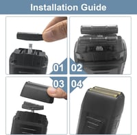 Wahl 5 Star Series Vanish borotva pótfej, 2 db-os fekete szett, kompatibilis 8173-700 modellhez 5