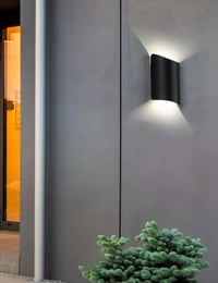 Charoom Fekete LED Kültéri Fali Lámpa 10W IP44 Vízálló - Teraszvilágítás 6