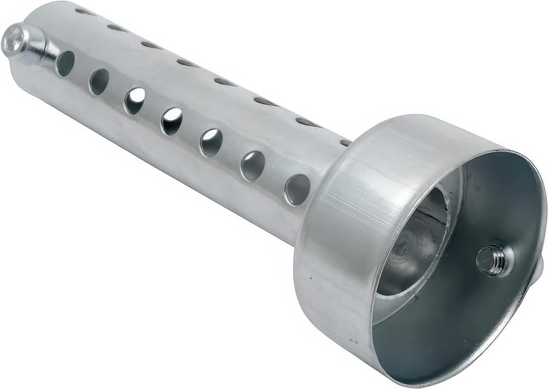 Baceyong 48mm-es Motorkerékpár Kipufogódob Hangtompító, Ezüst