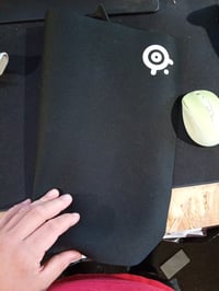 Mousepad Gaming SteelSeries QcK+ – Negru, Bază din cauciuc antiderapant, 450x400x2 mm, Dimensiune mare, Utilizat 4