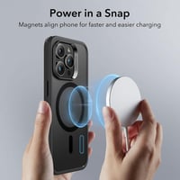 iPhone 14 Pro MagSafe kompatibilis ESR védőtok - Katonai fokozatú, matt fekete 3