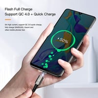 Mágneses USB-C kábel 100W - MacBook, iPad, Galaxy gyorstöltő és adatátviteli 5