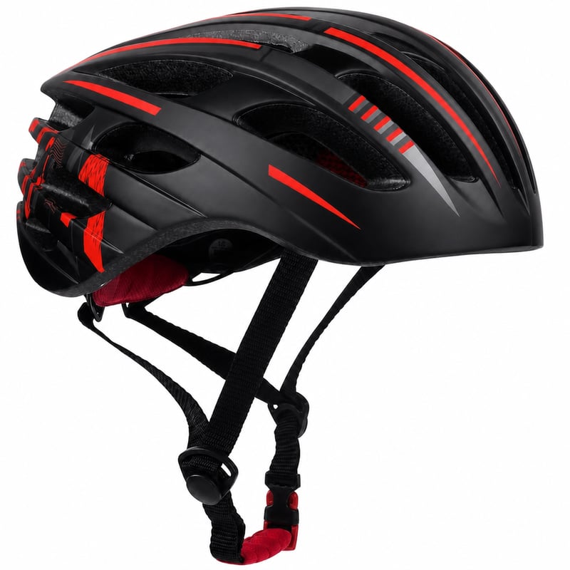 Cască de bicicletă KINGLEAD cu lumină de siguranță, certificată CE, unisex, ultraușoară, albastră — fără vizieră (stare: vezi a 2-a imagine)