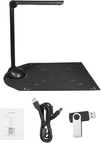 Bisofice H6 16MP Dokumentum Kamera A3/A4 Méretű Hordozható Könyvszkenner OCR Funkcióval, USB Csatlakozással, Windows Kompatibilis Tanároknak 9