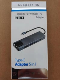 Macbook 5 az 1-ben USB-C Hub: 4K HDMI, Ethernet, 100W PD, iPad kompatibilis 8