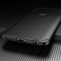 Motorola G71 5G szénszálas, ütésálló tok - koromfekete 6