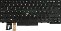 TellusRem Háttérvilágítású Német Billentyűzet Lenovo ThinkPad T480s, T490, L480, L490, L380, L390, E480, E490 Laptopokhoz - Fekete 3