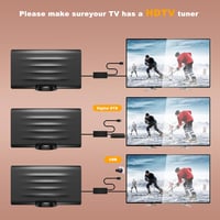 Erősítős DVB-T2 antenna beltérre/kültérre, 10m kábellel - 2024-es modell 5