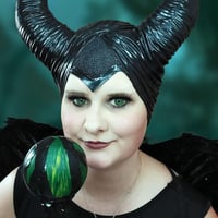 Maleficent Latex Szarvak - Halloween Női Jelmez Fejdísz 6