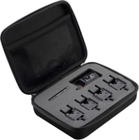 New Direction Tackle N1 4+1 Vezeték Nélküli Kapásjelző Szett | USB Tölthető | Okostelefonos Vezérlés | Kijelzős Vevőegység | 5 LED Szín 4