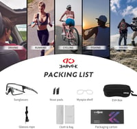 KAPVOE Fotokróm Kerékpáros Napszemüveg TR90 Kerettel Unisex 5