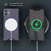 iPhone 11 Ütésálló Védőtok - Átlátszó Hátlap Fekete Kerettel 6