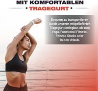 4athletics CrossHero Jump-Mat 139x62cm szürke ugrálópad jógához és edzéshez 8