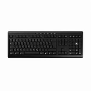 Tastatură wireless CHERRY Stream neagră, layout german, fără fir — lipsește tasta 9 de la numpad (stare: vezi a 2-a imagine)