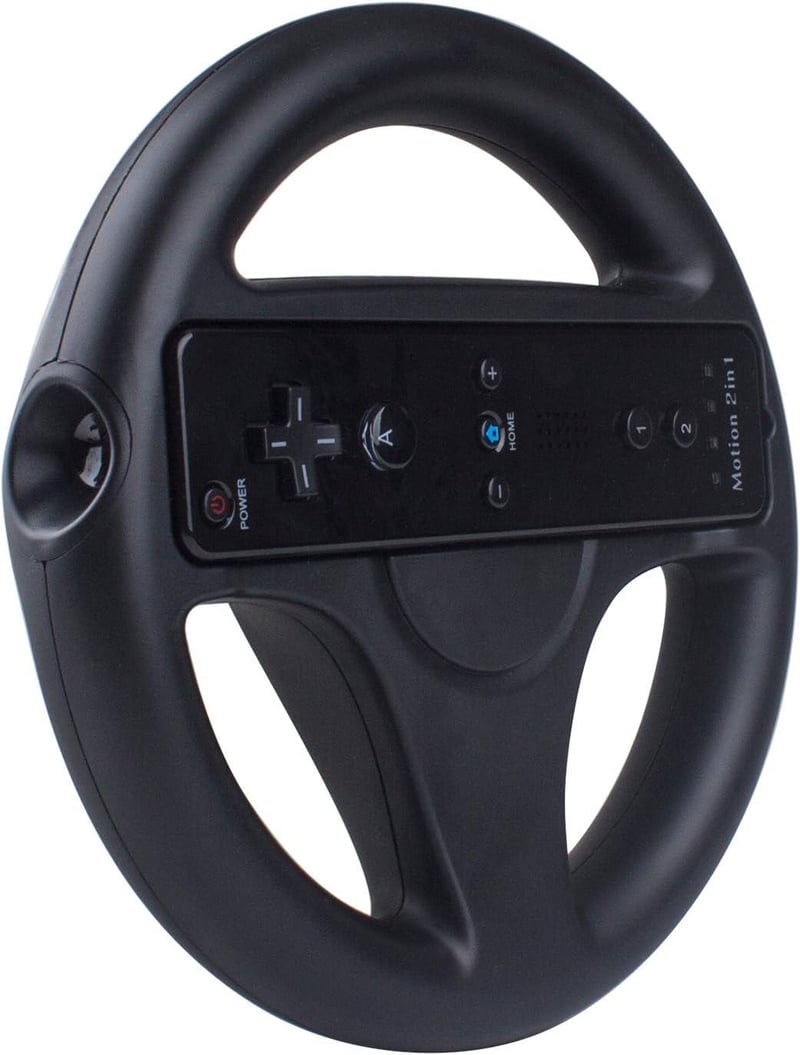 Mario Kart Wii kormánykerék szett 2db, Wii és Wii U kompatibilis - Bontott