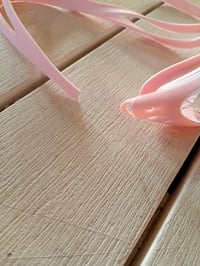 Unisex plavecké okuliare Ambienden, proti zahmlievaniu, s nastaviteľným silikónovým remienkom, ružové — — Roztrhnutý gumený remienok (stav: pozri 2. obrázok) 3