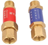 BiuZi M16x1,5 Oxigén-Acetilén Visszacsapószelep - Sárgaréz HF-2 Lángzár, CE Tanúsított Hegesztési Tartozék, Gázvisszaáramlás Elleni Védelem 7