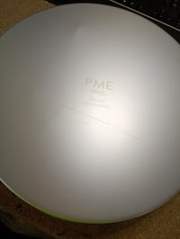 PME Okrugli kalup za pečenje od eloksiranog aluminija, 40 x 40 x 7,5 cm, srebrni – obnovljen, s ogrebotinama na stražnjoj strani (stanje: vidi 2. sliku) 2