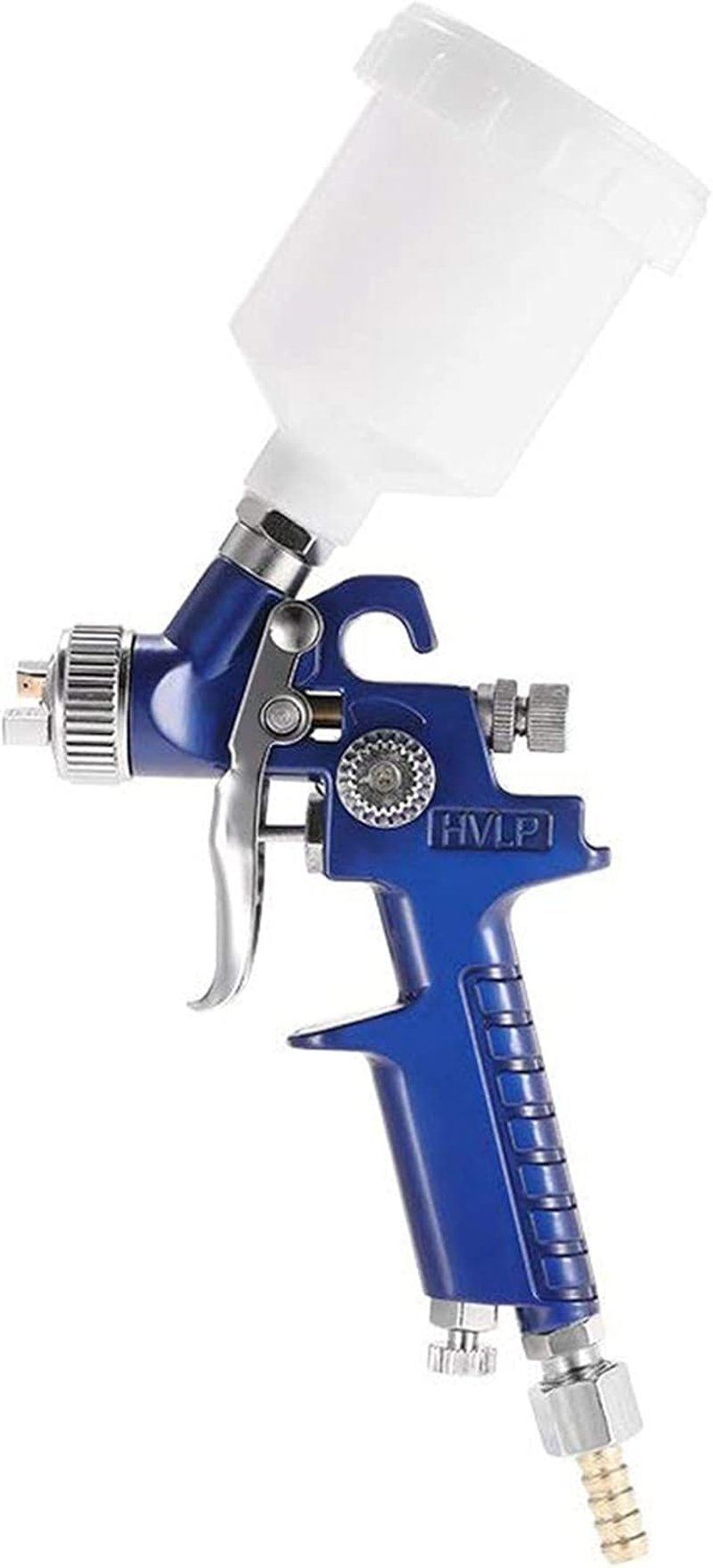 Awsuc HVLP Festékszóró Pisztoly 0,8 mm Fúvókával - Professzionális Gravitációs Airbrush 120 ml Tartállyal, Rozsdamentes Acél