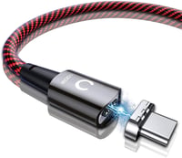 Mágneses USB-C kábel 100W - MacBook, iPad, Galaxy gyorstöltő és adatátviteli 1