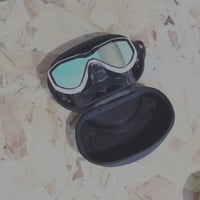 Mască de scufundări cu o singură lentilă SEAC Appeal, cu cataramă 3D, lentilă oglindă, negru, fabricată în Italia 2