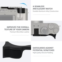 Leica Q3 fémmarkolat - JJC prémium hüvelykujjtámasz jobb fogásért 4