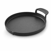 Liatinová grilovacia platňa Weber 7421 Gourmet BBQ System – chybná, čiastočne funkčná: Má odlomený jeden úchyt (stav: pozri 2. obrázok) 1