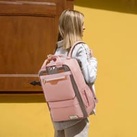 Myhozee 15,6" Laptoptartós Hátizsák Diákoknak - Szürke 8
