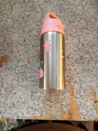Bidon izolat pentru copii SIGG Shield Therm One Fly Away 0,5 l - oțel inoxidabil, pasăre roz — folosit (stare: vezi a 2-a imagine) 3