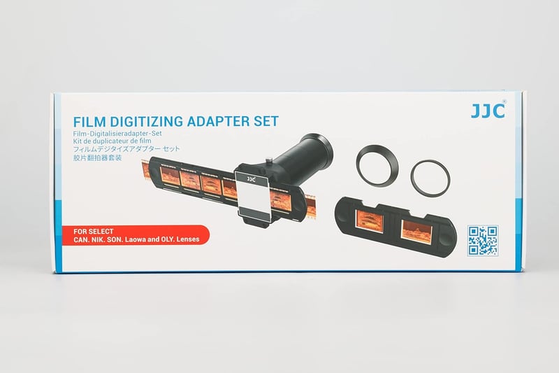 Canon, Sony, Nikon makró objektívekhez JJC ES-2 filmdigitalizáló adapter - 35mm negatív és dia JPEG-re