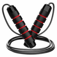 ESWIFT Jumping Premium ugrókötél – 2,8 m, piros, állítható hossz, csúszásmentes — enyhén benyomódott markolat (állapot: lásd a 2. képet) 1