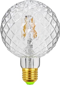 TIANFAN Vintage LED Izzó E27 - Kristály, Meleg Fehér, 4W, Dekoratív 1