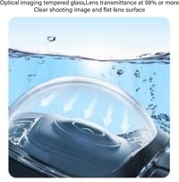 Annadue Vízálló Tok Insta360 ONE X3 Kamerához - IPX8 50m Merülési Védelem, Tartókonzollal, Búvárkodáshoz, Szörfözéshez 5