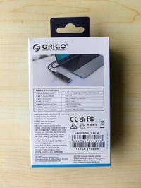 ORICO M.2 NVMe SSD külső ház, 10Gbps USB-C, átlátszó, 2230/2242/2260/2280 méretekhez 9
