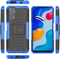 Xiaomi Redmi Note 11/11S Kék Ütésálló Tok Állvánnyal 6