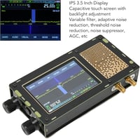 Yunseity Malahit SDR Vevőkészülék 50kHz-2GHz, 3.5" IPS Érintőképernyővel, AM SSB NFM WFM CW Rövidhullámú Rádió, Kettős Antenna Bemenettel 4