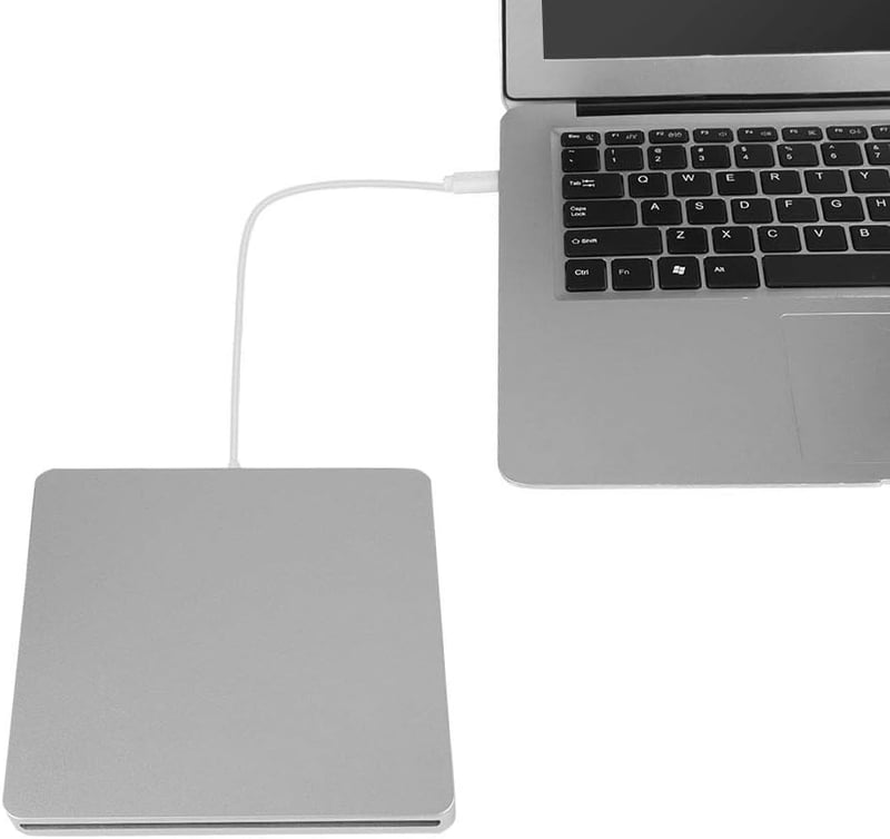 VBESTLiFE Ultravékony Külső CD/DVD Olvasó és Író - USB-C Csatlakozással