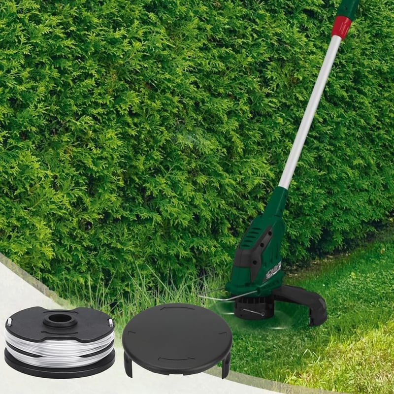 Yweller Pótorsó Szett Parkside LIDL Fűszegélynyíróhoz - 6 db Cserélhető Damil PRT 550 A1/A2/A3/A5/B6 és PRTA 20-Li Modellekhez, 1,6mm x 5m