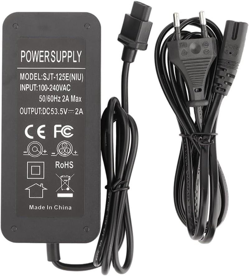 NIU KQi3 elektromos roller töltő 53,5V 2A - Kompatibilis KQi2/Pro/Max modellekkel