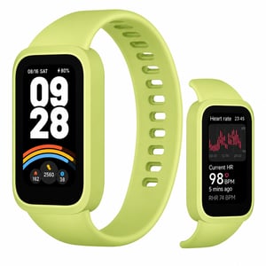 Xiaomi Smart Band 9 Active pametni sat zeleni, 37 mm TFT zaslon, 50 sportskih načina rada — Dio za spajanje remena nedostaje (stanje: vidi 2. sliku)