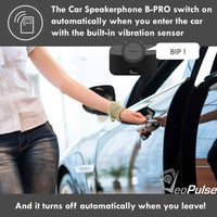 VeoPulse B-PRO 2 Bluetooth Kihangosító Autóba - Automatikus Csatlakozás, Világítás, Biztonságos Telefonálás Vezetés Közben 2