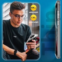 Samsung Galaxy S22 Ultra 5G átlátszó védőtok, sárgulásálló, vékony PC hátlappal 6