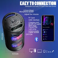 JBL Hordozható Bluetooth hangszóró 30W, LED fény, távirányító, EQ 4